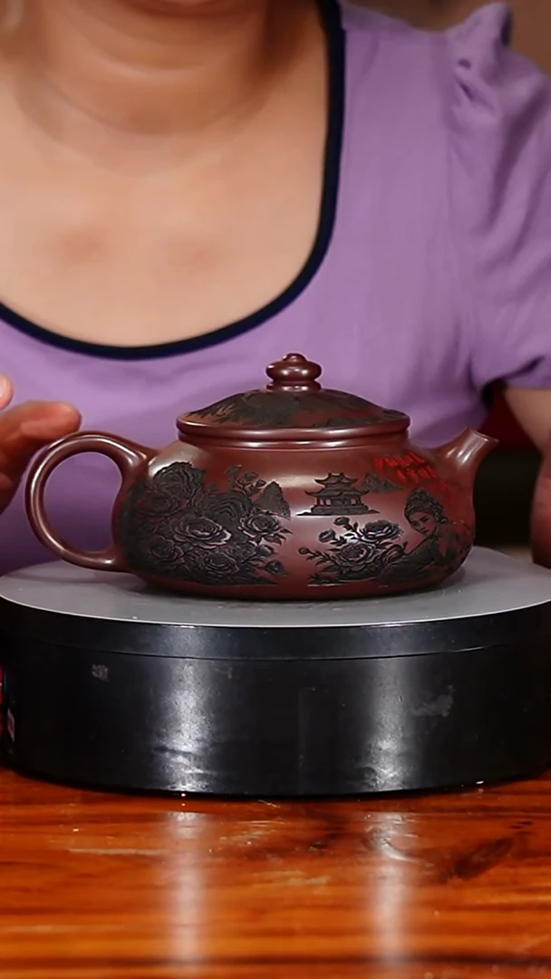 宜兴原矿紫砂壶茶壶500C