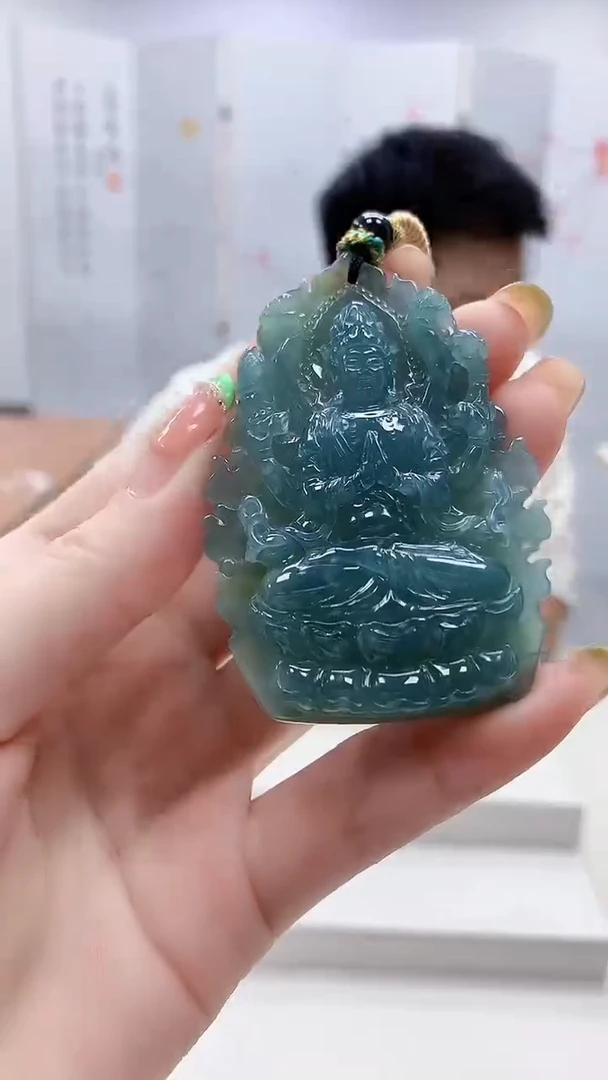 未镶嵌定制翡翠5028ry-毛货挂件146