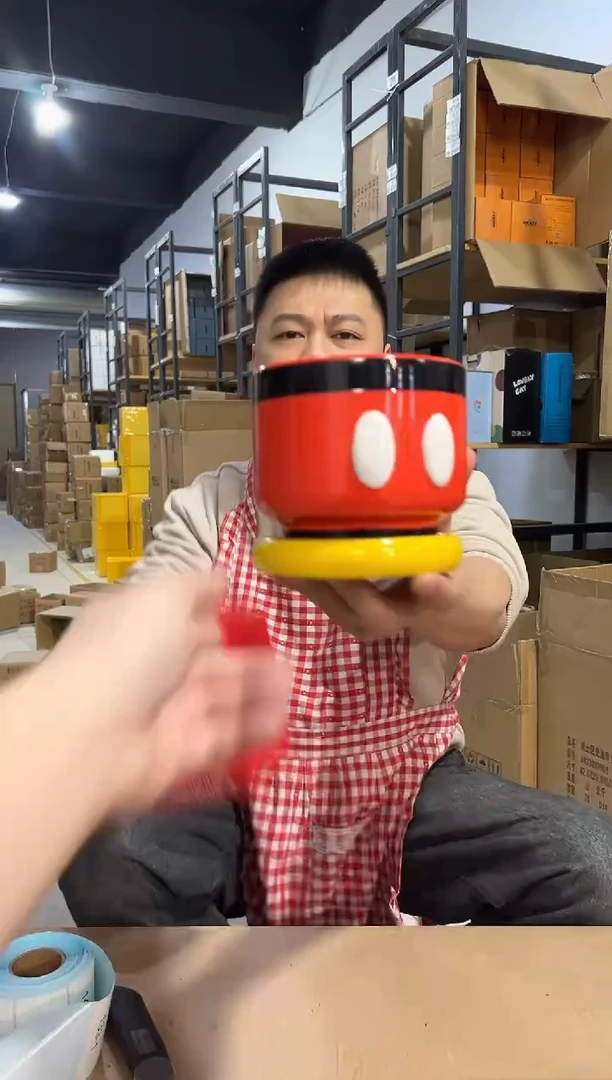 【闪购商品】杯陶瓷原盒米奇花盆