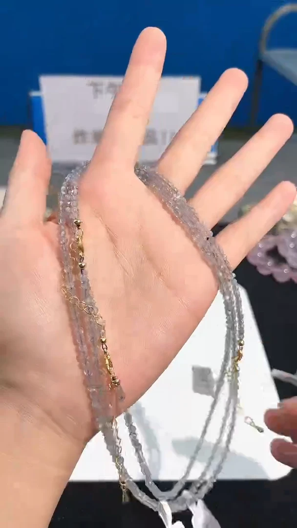 手链未镶嵌拉长石65号灰月光项链