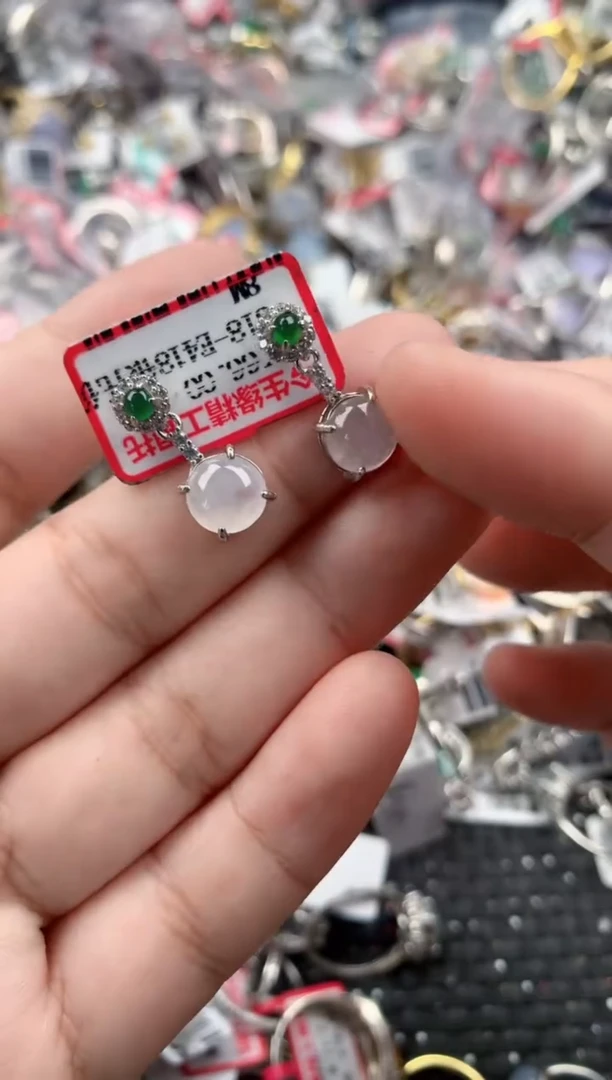 银S925镶嵌戒指翡翠111     7