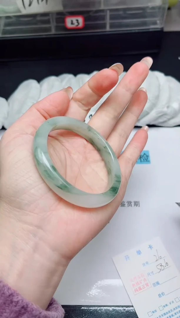 未镶嵌手镯石英质玉26圈口58