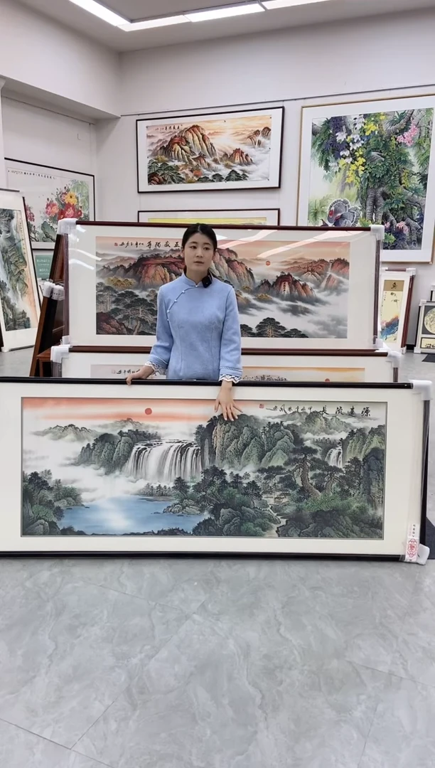 国画手绘源远流长219*88