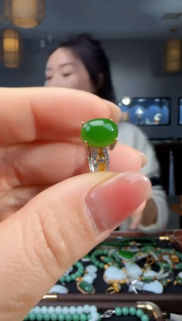 吊坠(不含链)银S925镶嵌和田玉1