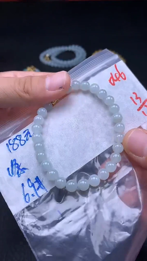 未镶嵌定制翡翠046毛货需精细抛光多样发一件珠串