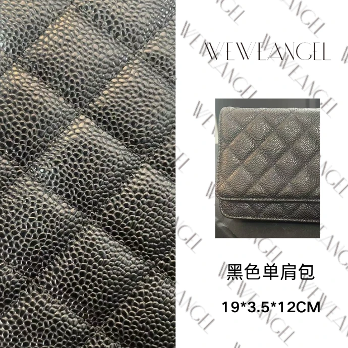 WEWEANGEL/牛皮黑色女士单肩包