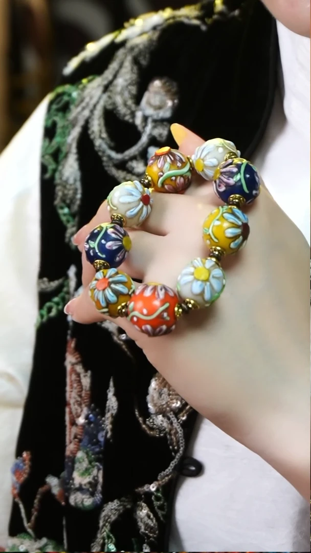 琉璃DIY复古百搭手串