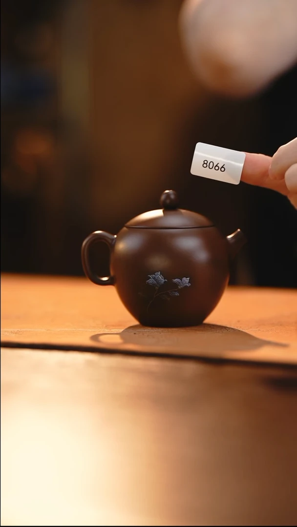 雲梦茶器紫陶茶壶8066