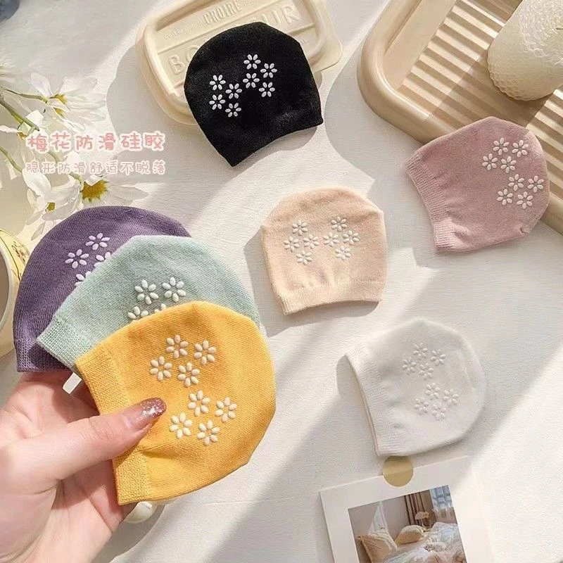 袜子女夏季船袜硅胶防滑隐形袜高跟鞋半脚掌袜吸汗防臭短袜子