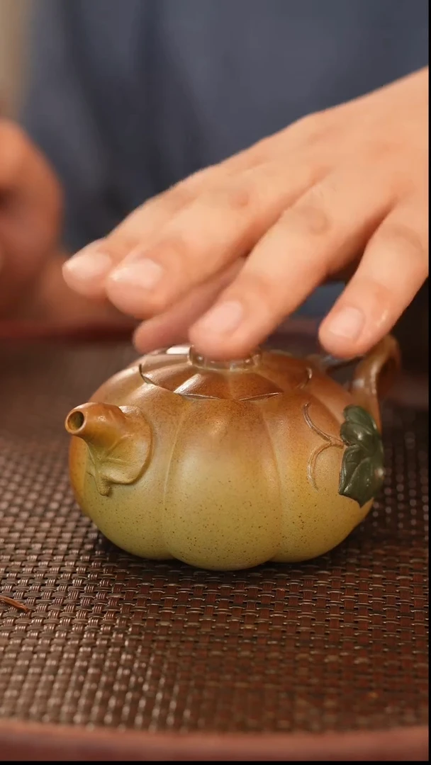 茶壶紫砂原矿手工制作