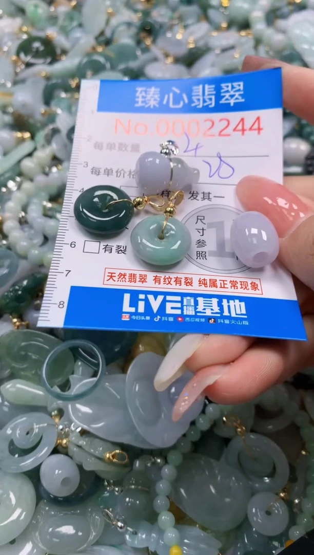 翡翠未镶嵌颈饰2244