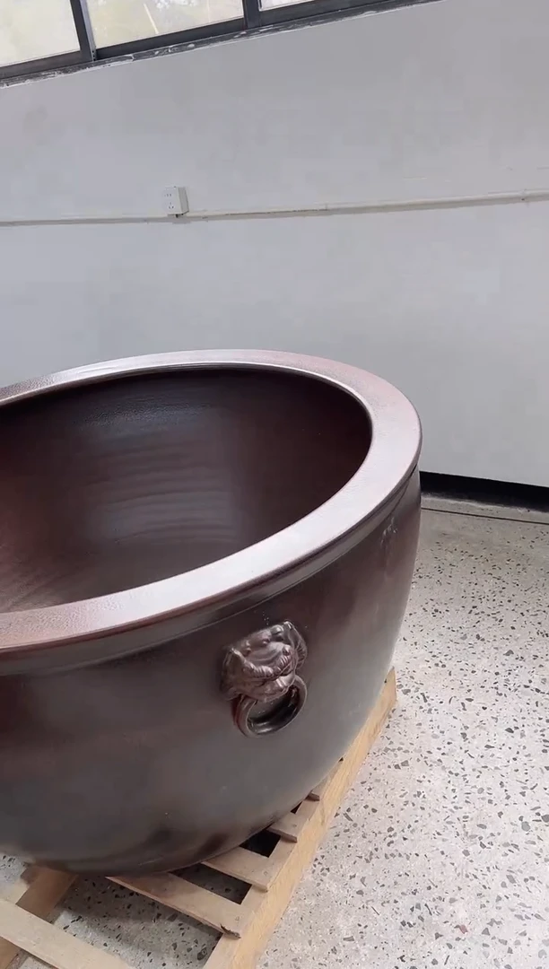 【闪购商品】缸1.2古铜带耳.......