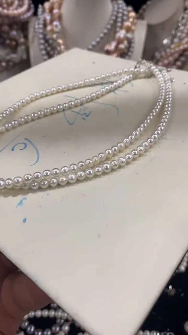 项链合金淡水珍珠1