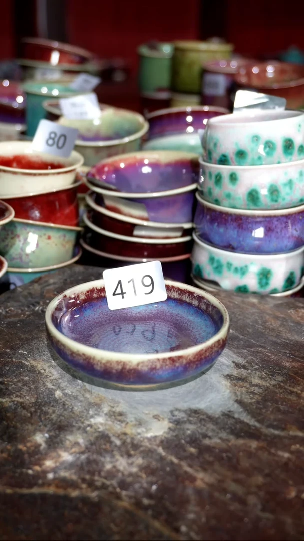 摆件精品窑变钧瓷茶器