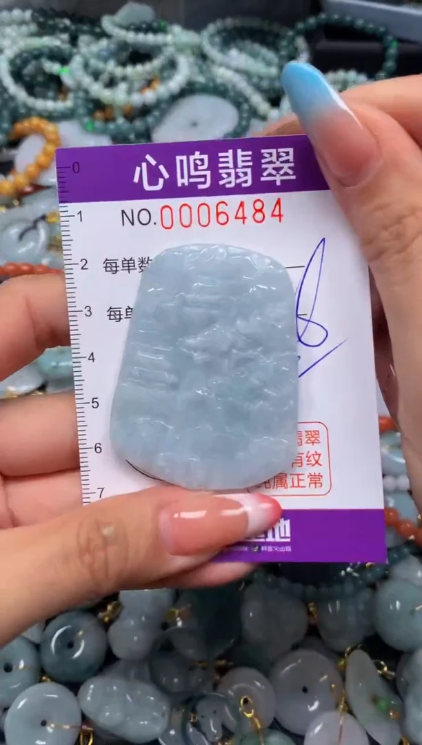 翡翠未镶嵌颈饰闪购006484