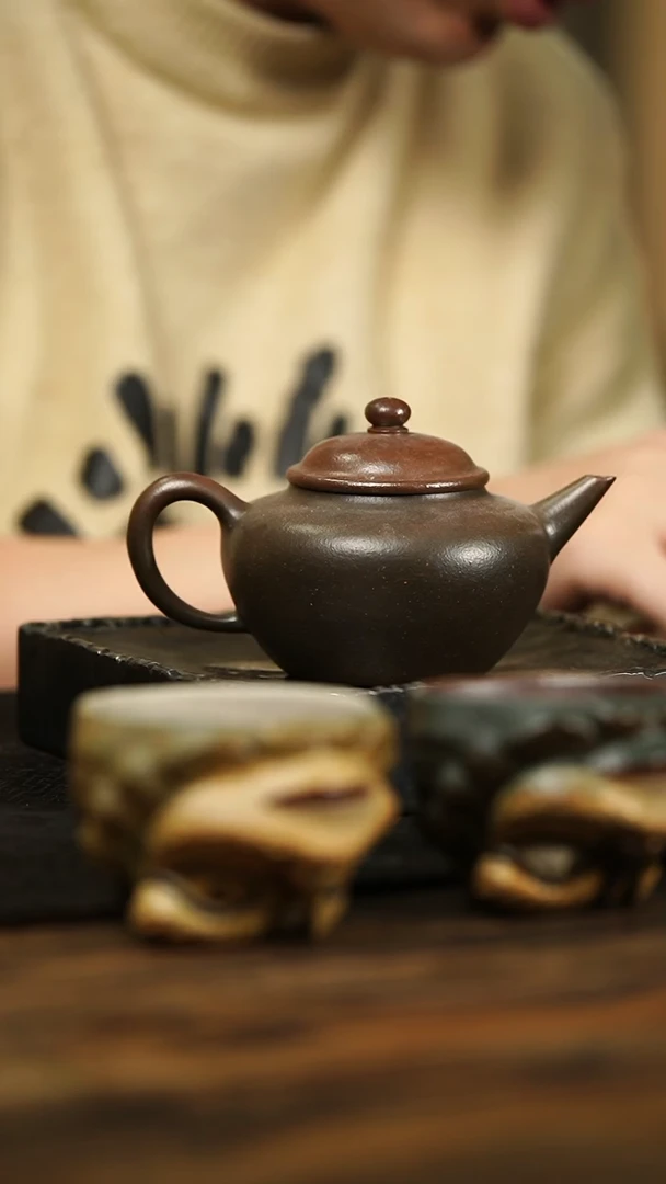 【闪购商品】紫砂茶杯95号 瑕疵 紫砂柴烧