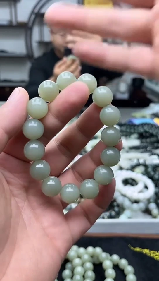 未镶嵌手串和田玉新疆且末迪克兰14