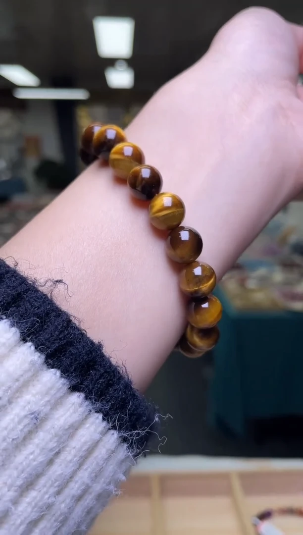 未镶嵌手链木变石（虎睛石）10±/x-672【多样性发一件