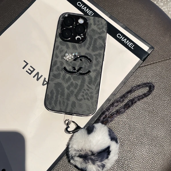 适用苹果华为手机壳16气质iphone15电镀p70豹纹13轻奢mate手链