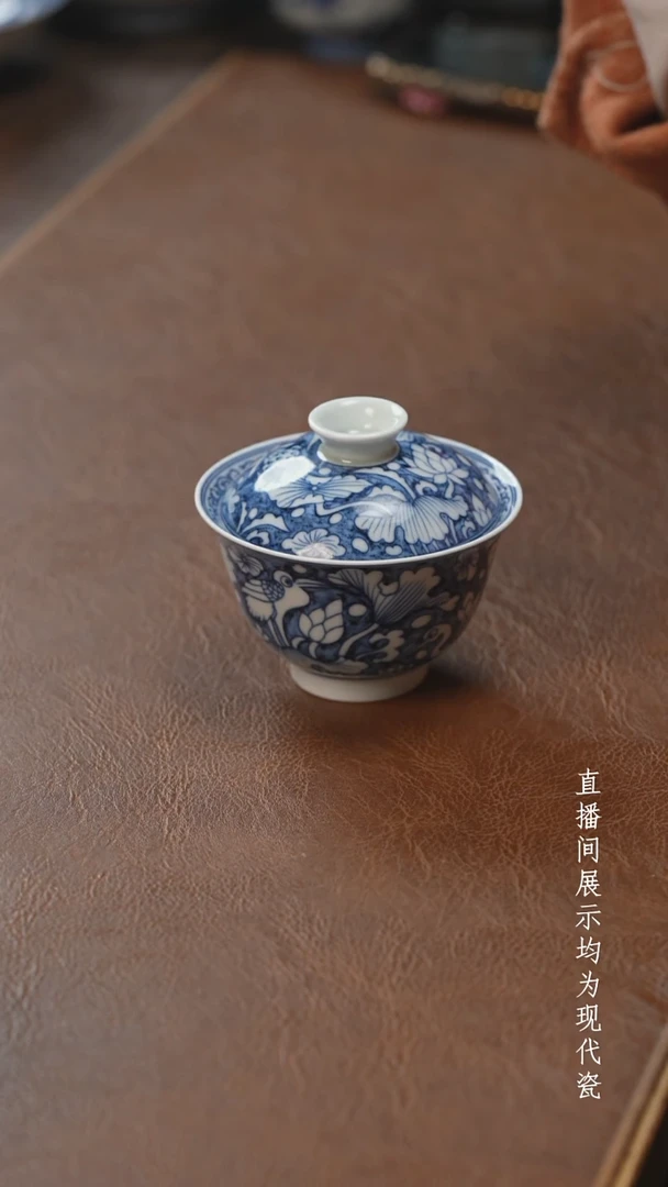 茶器茶器一鹭盖碗