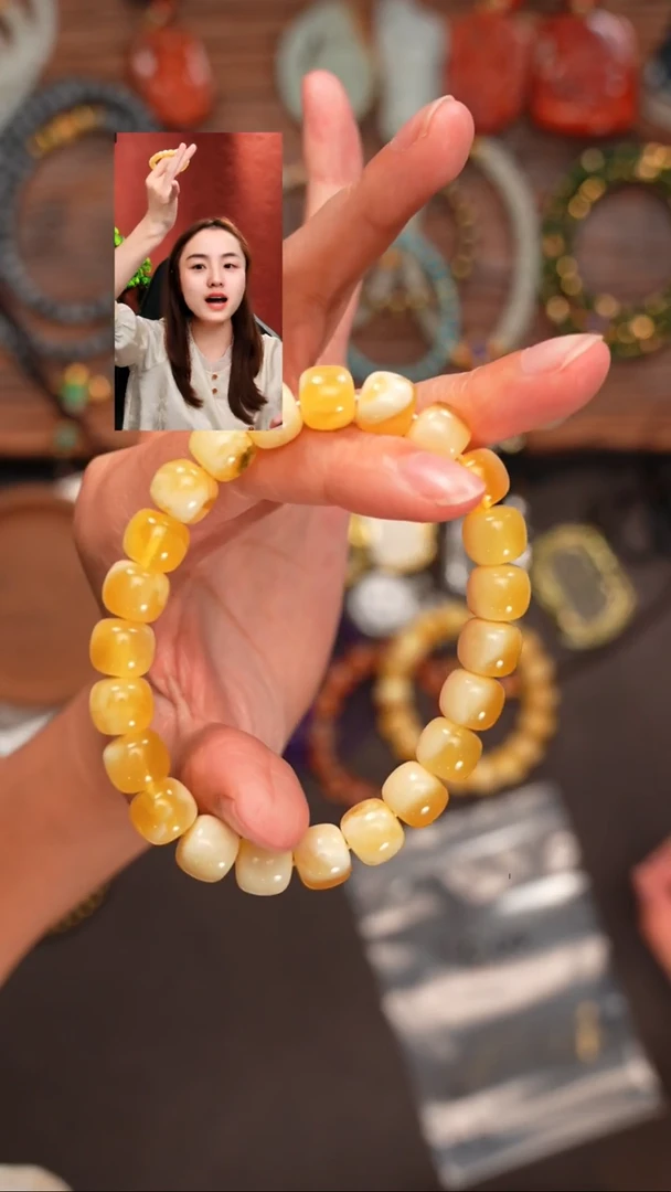 手串蜜蜡未镶嵌生*费遇见匠心品质回血
