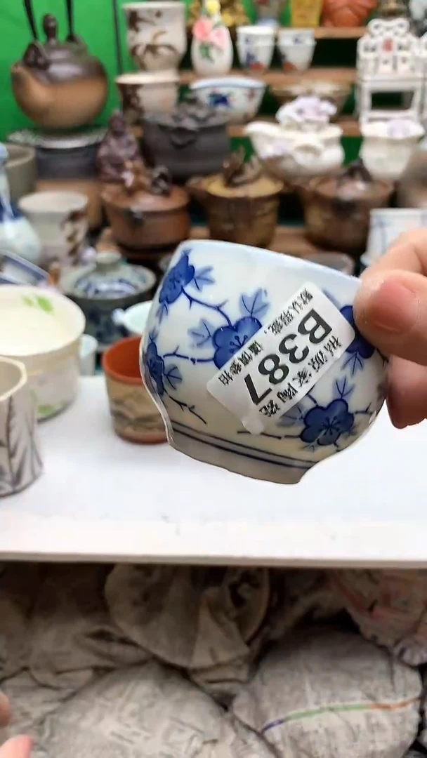 【闪购商品】盖碗海外回流瓷器