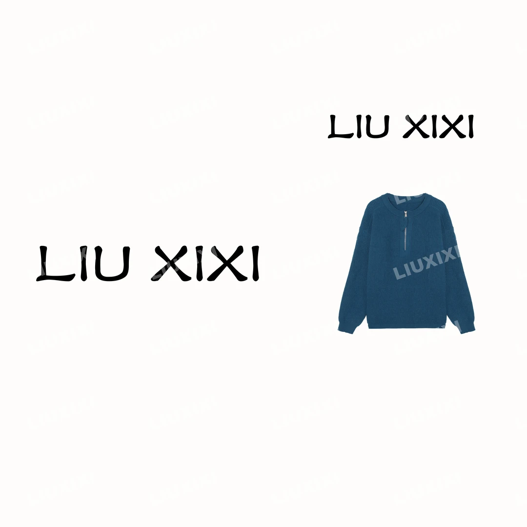 【嘻嘻家】元气满满  秋冬款插肩半拉链圆领纯色设计感毛衣女