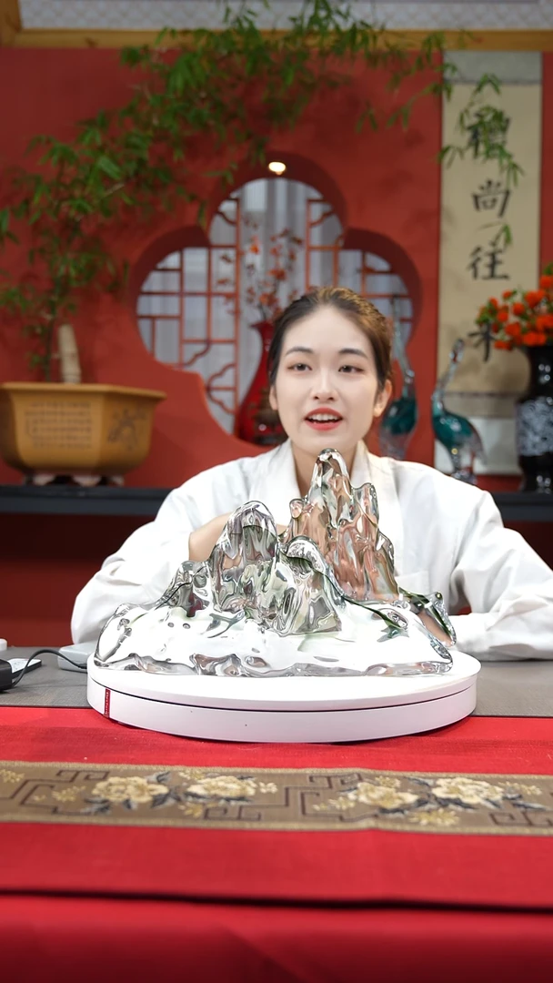 【闪购商品】琉璃手工艺品水墨青山