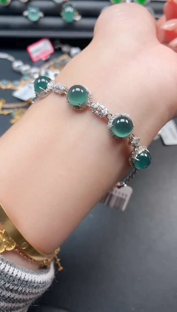 银S925镶嵌戒指翡翠11111