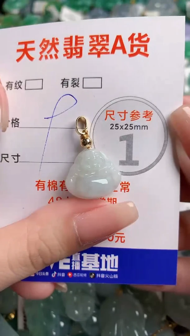 翡翠未镶嵌颈饰13004287