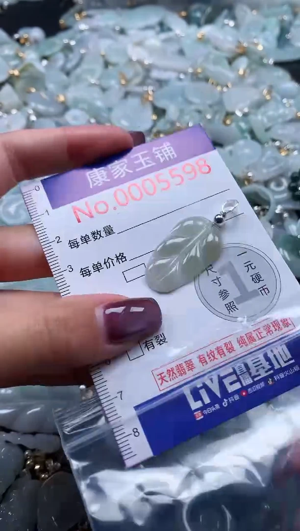 翡翠未镶嵌吊坠(不含链)5598