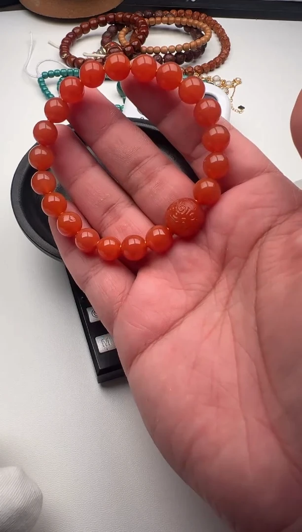未镶嵌手串南红玛瑙南红手串