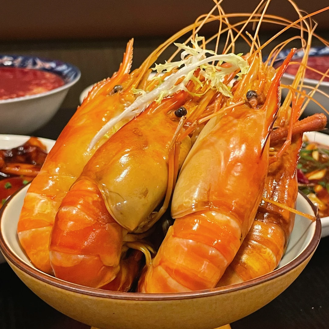 熟醉花雕罗氏虾2桶共1200g 肉质肥美 五星级酒店专供精品