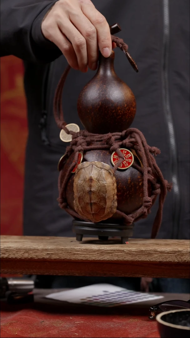 552号大漆精品葫芦一物一拍800ml