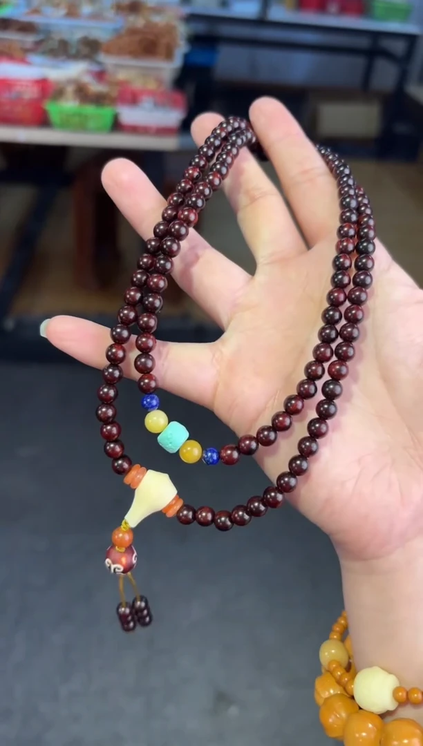 【闪购商品】小叶紫檀手串/手链   6mm小叶紫檀108颗