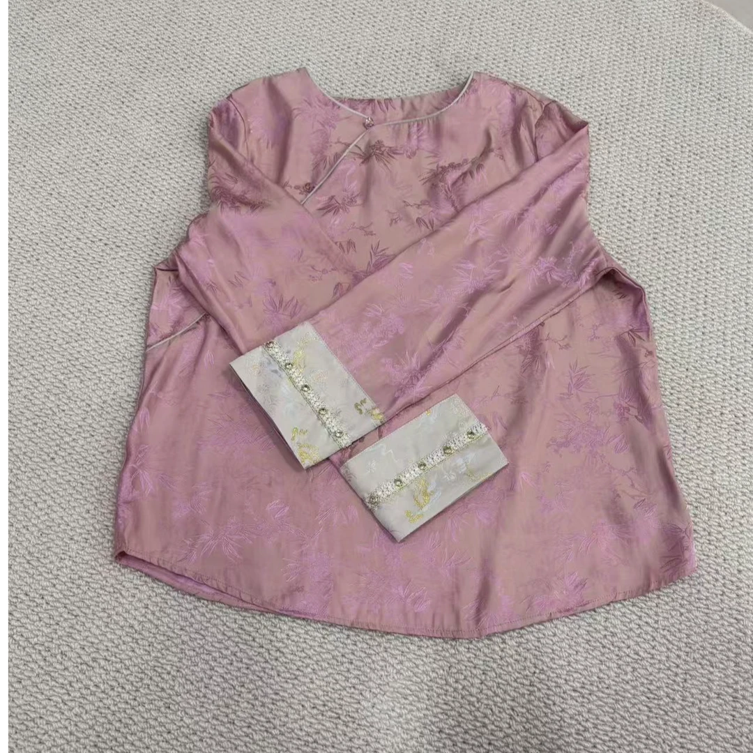 9810新中式提花打底衫