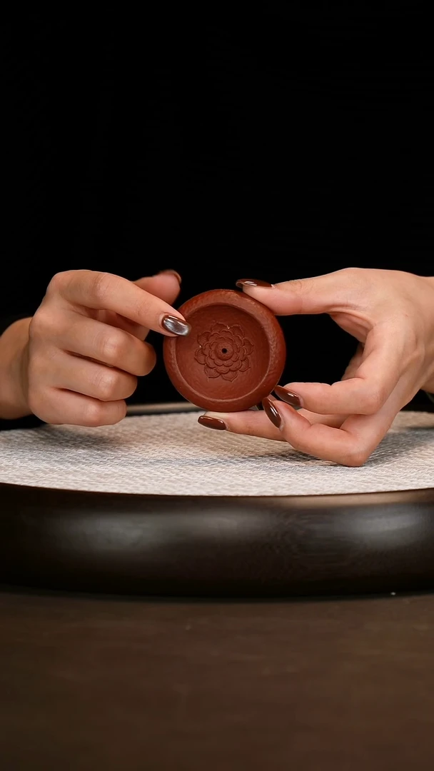 紫砂茶具大红袍香插