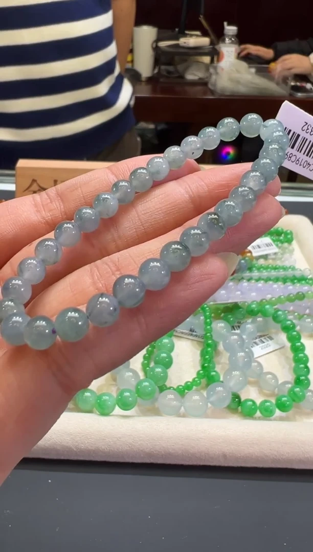 未镶嵌手串翡翠B719|680