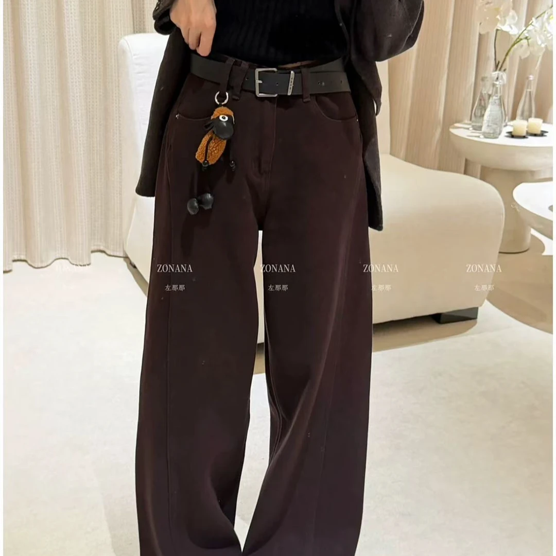 2025新款加厚绒复合绒牛仔裤女款81579