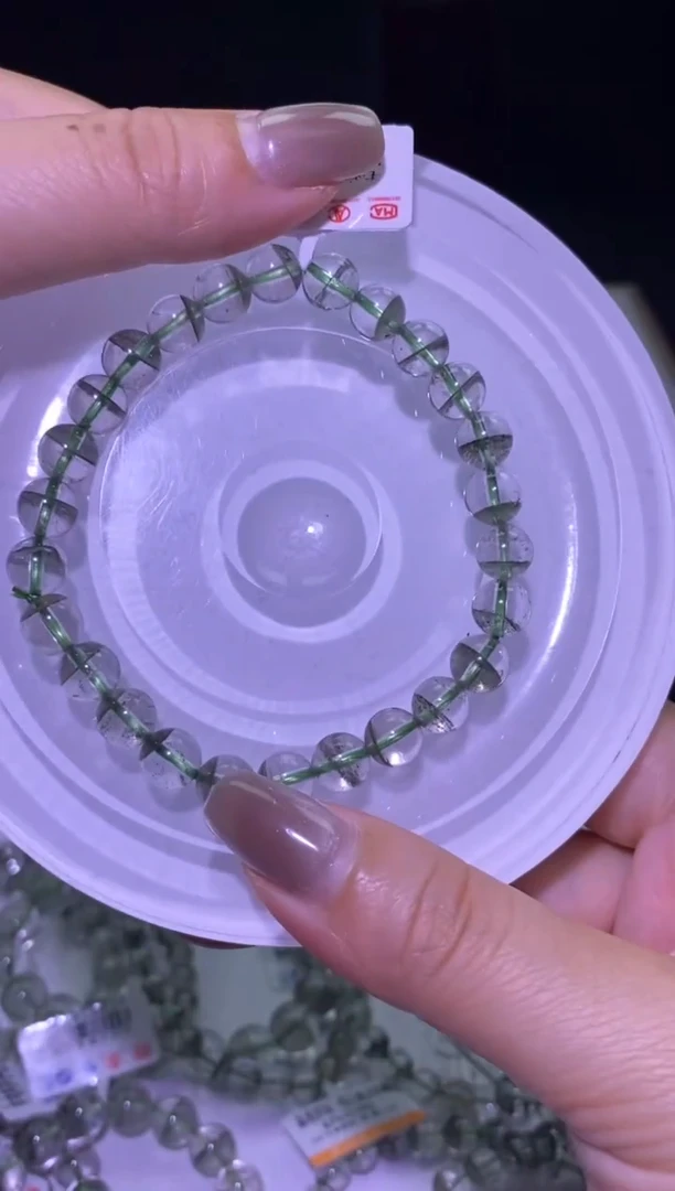 未镶嵌手链水晶绿幽灵-A02-多样性发其一