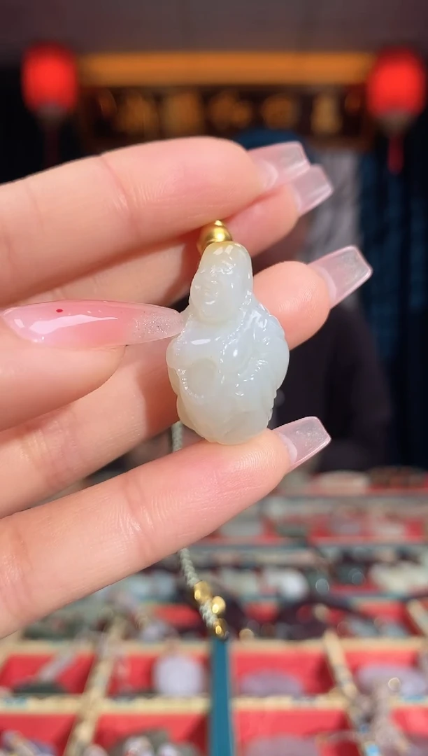 【闪购商品】和田玉颈饰未镶嵌站佛