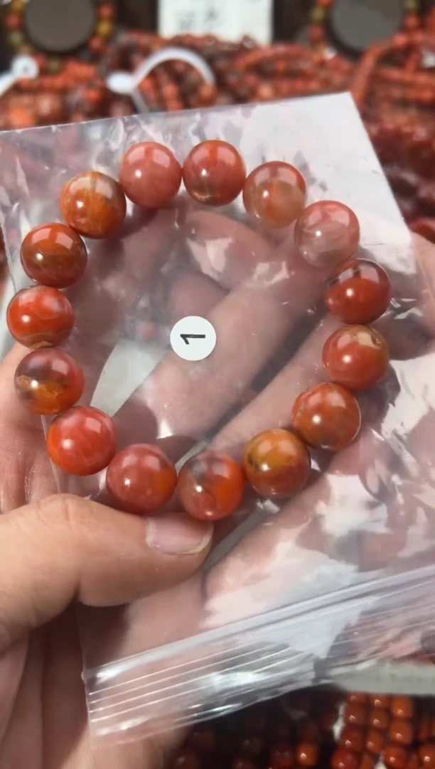南红玛瑙手串未镶嵌14