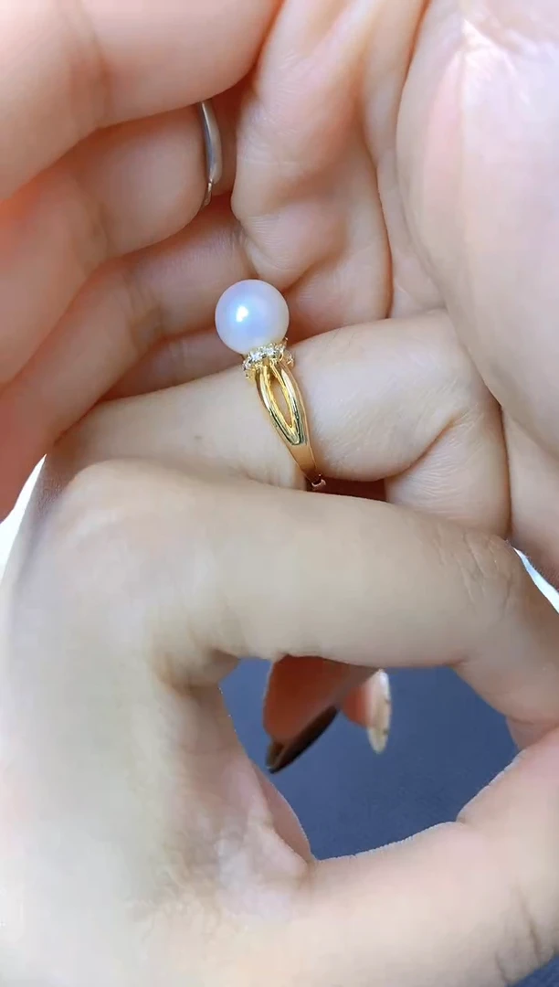 未镶嵌耳饰淡水珍珠jz1017