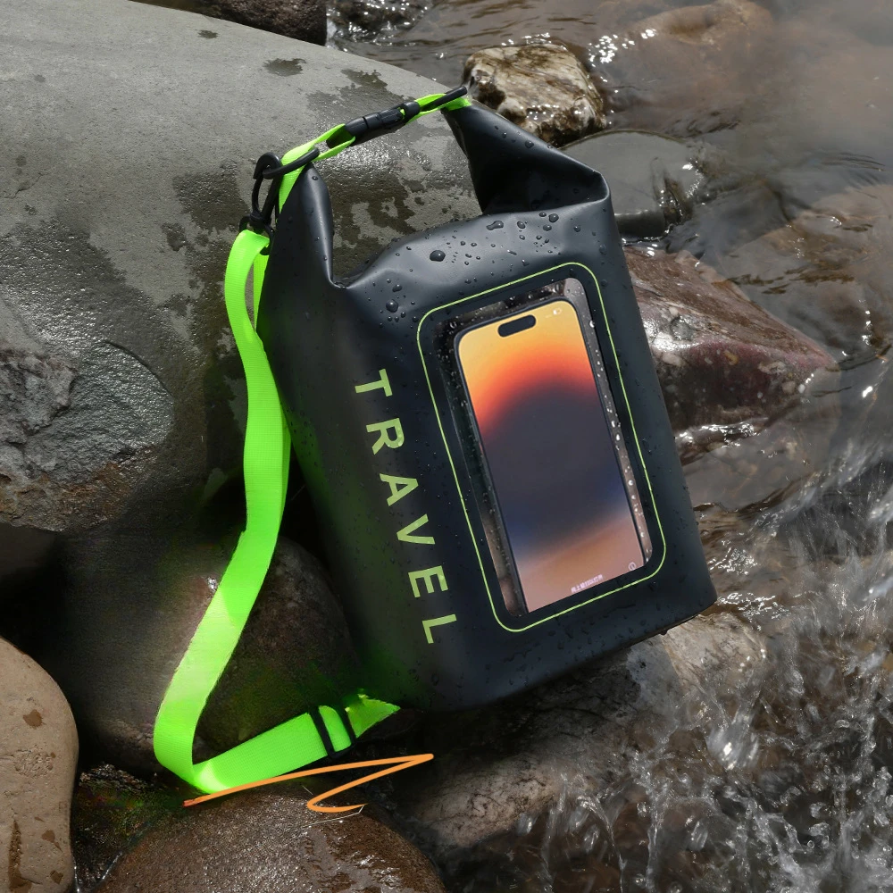 户外游泳手机漂流可触防雨触屏防水密封外卖装备专用骑手斜挎包