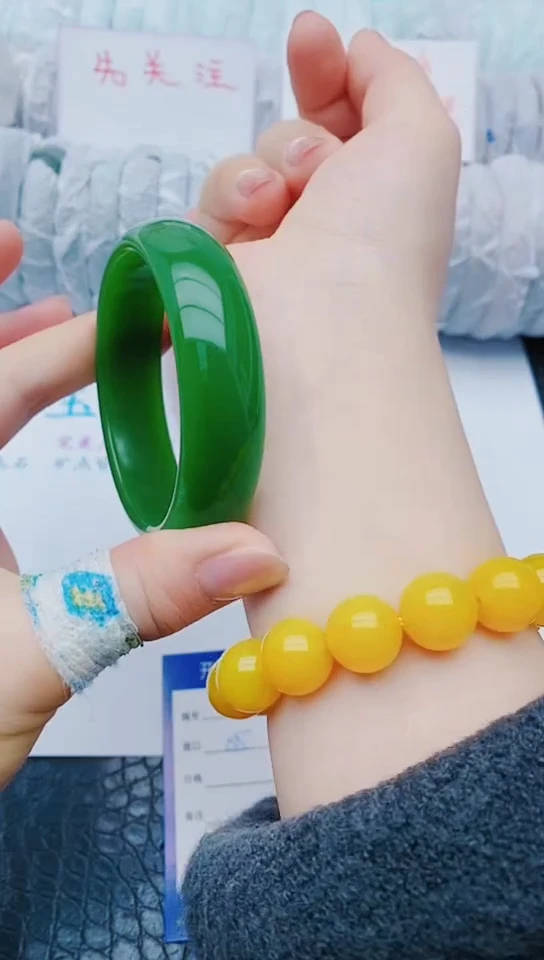 未镶嵌手镯石英质玉w202+55-56