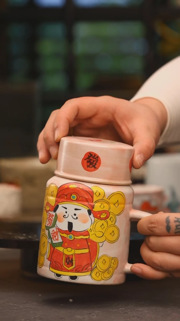 【闪购商品】摆件设计师陶瓷创意手作陶瓷景德镇