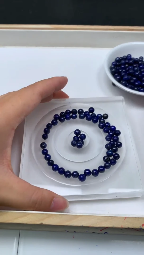 未镶嵌青金石散珠B2259 青金石6mm15颗8.8元