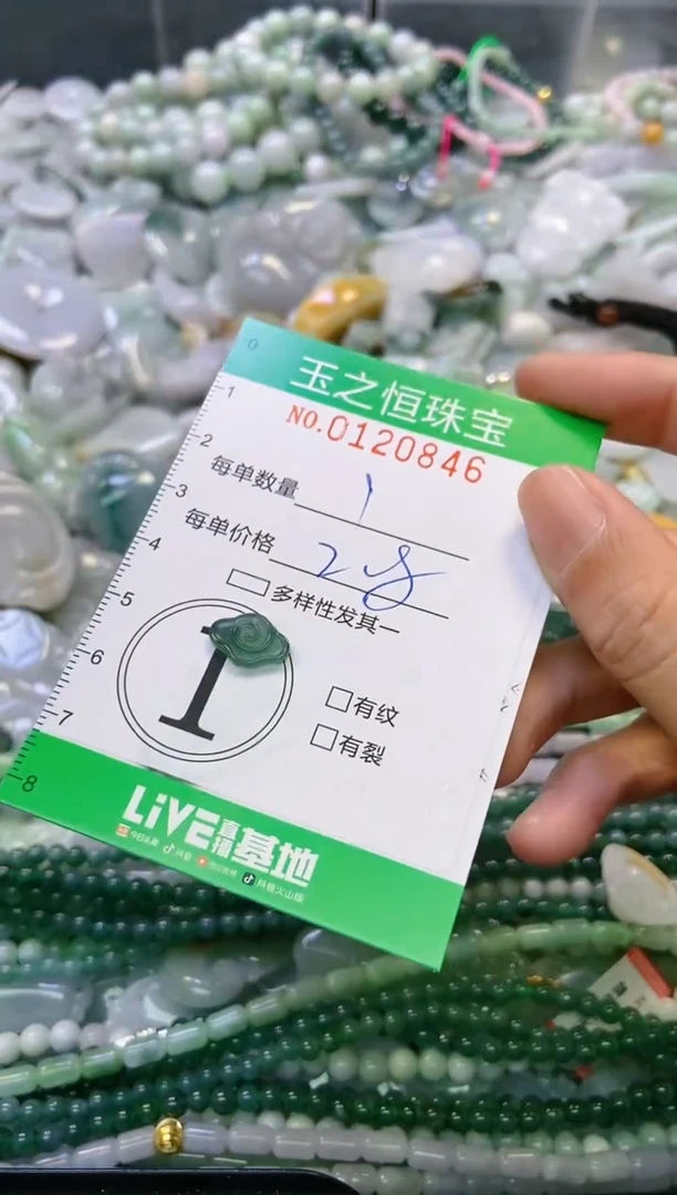 翡翠未镶嵌颈饰闪购0120846