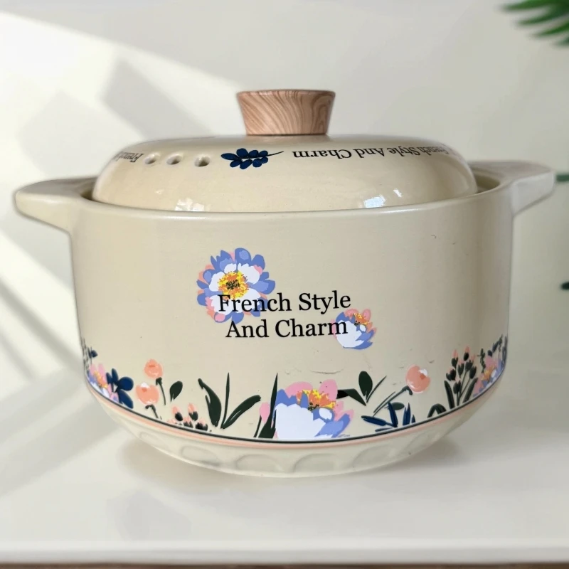 【新款】家用砂锅炖锅正宗砂锅耐热蒸炖焖烧砂锅养生加厚砂锅煲粥