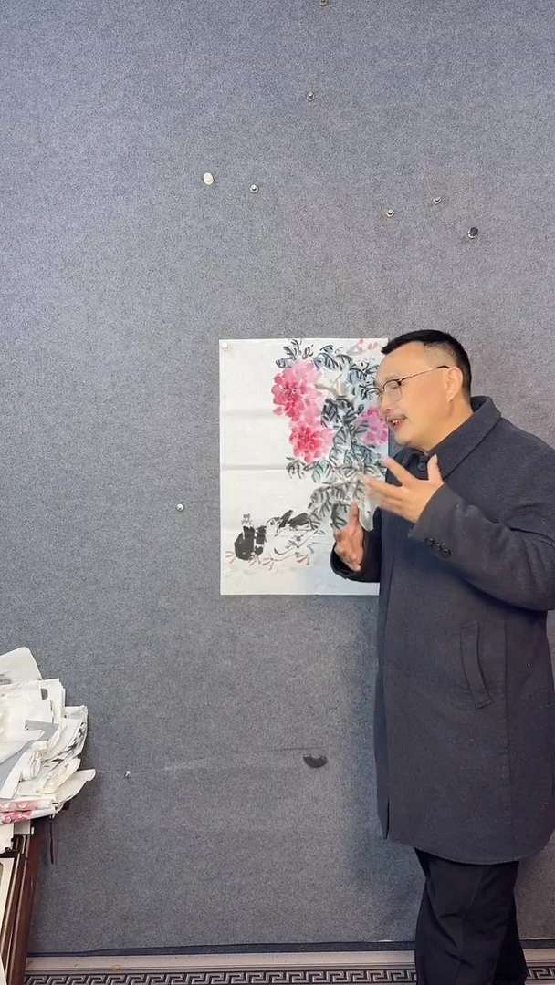 国画68*45吴铁成作品